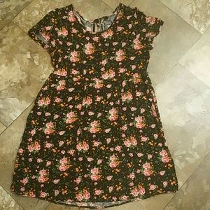Black Floral Dress
